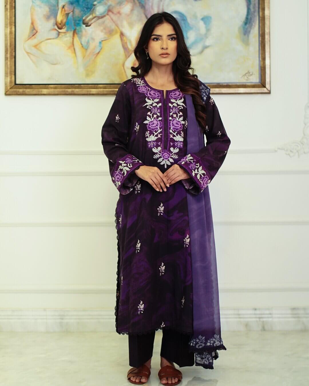 Nira 3 Pcs Lawn - Zyna