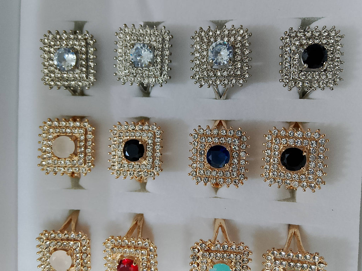 Gemstone Color Rings Collection Popular & Rare Shades - Hina Jewellery