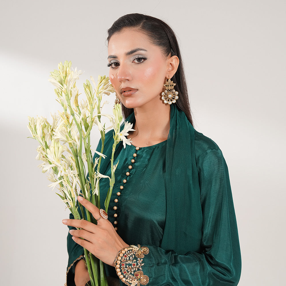 Jade 3 Piece Stitched - Javeria Zoa