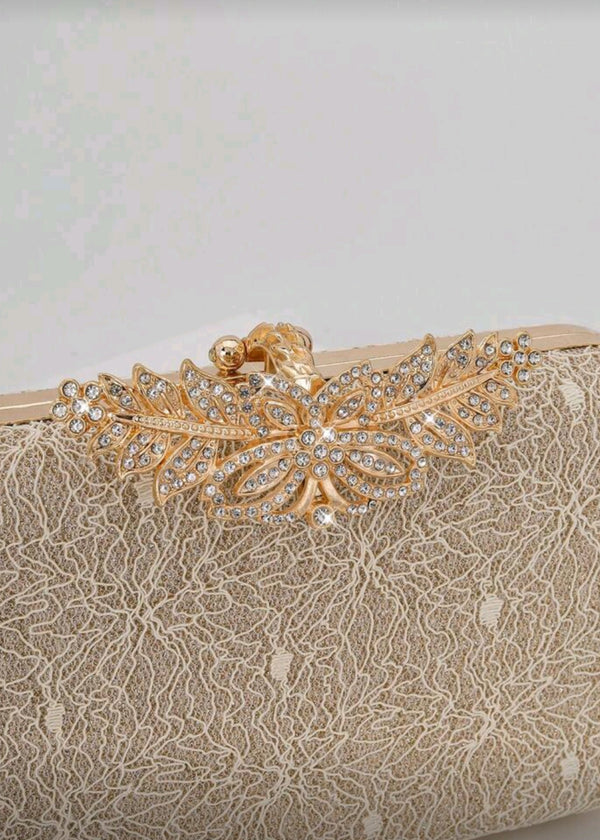 Elegant Women's Fashion Lace Minimalist Clutch Bag -  Shahzahra