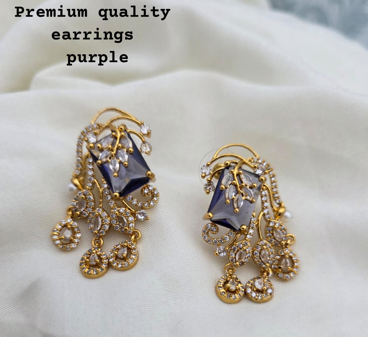 Designer Stud Earrings - Aloro Jewels