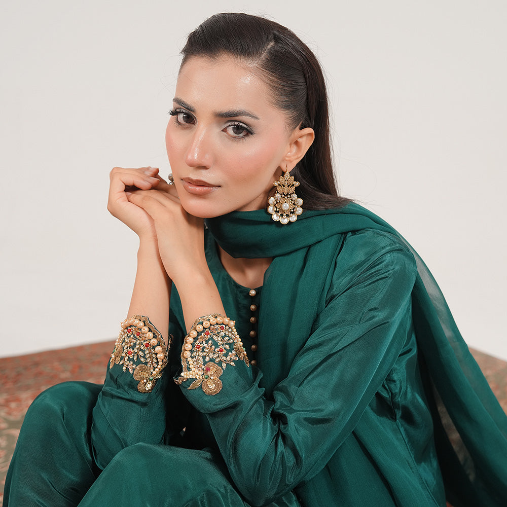 Jade 3 Piece Stitched - Javeria Zoa