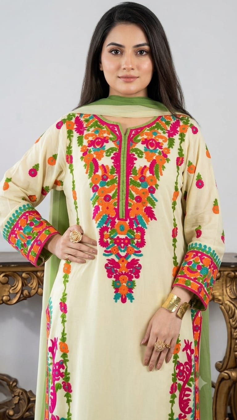 Aizal Pret - Silk - 3 Pcs - Fashion Corner