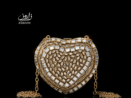 Celeste Heart Clutch - Zaroon