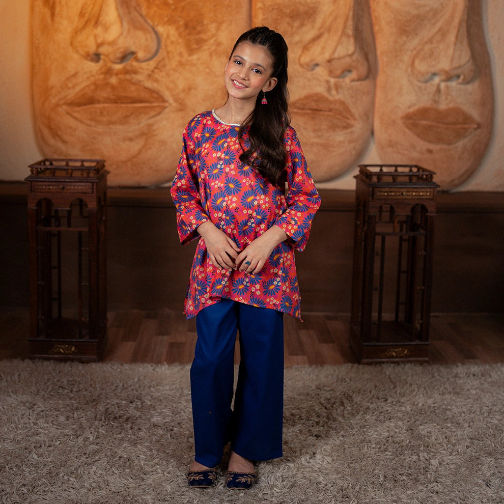 Printed Lawn Suit – Guldaan