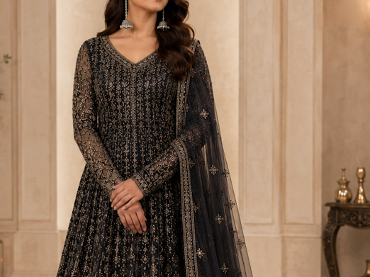 Heritage Drop Jhumka - Zaroon