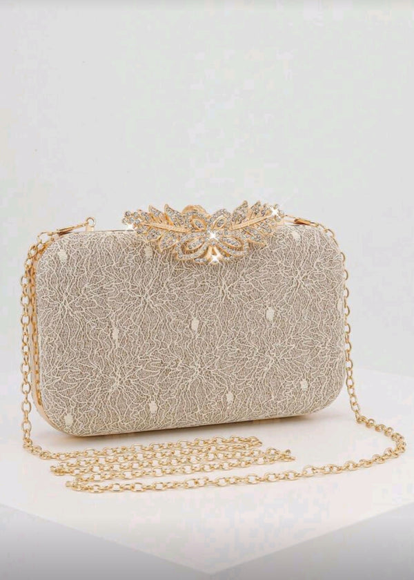 Elegant Women's Fashion Lace Minimalist Clutch Bag -  Shahzahra