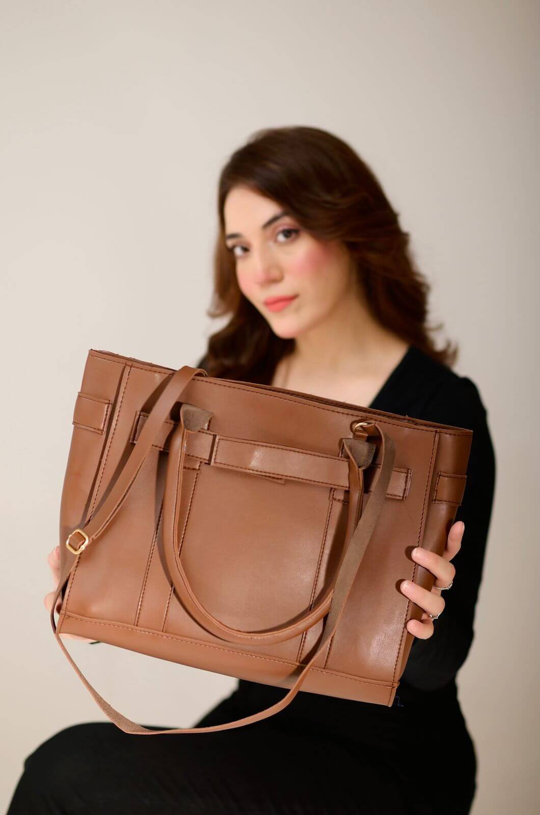 Fring Brown Handbag - Bag X