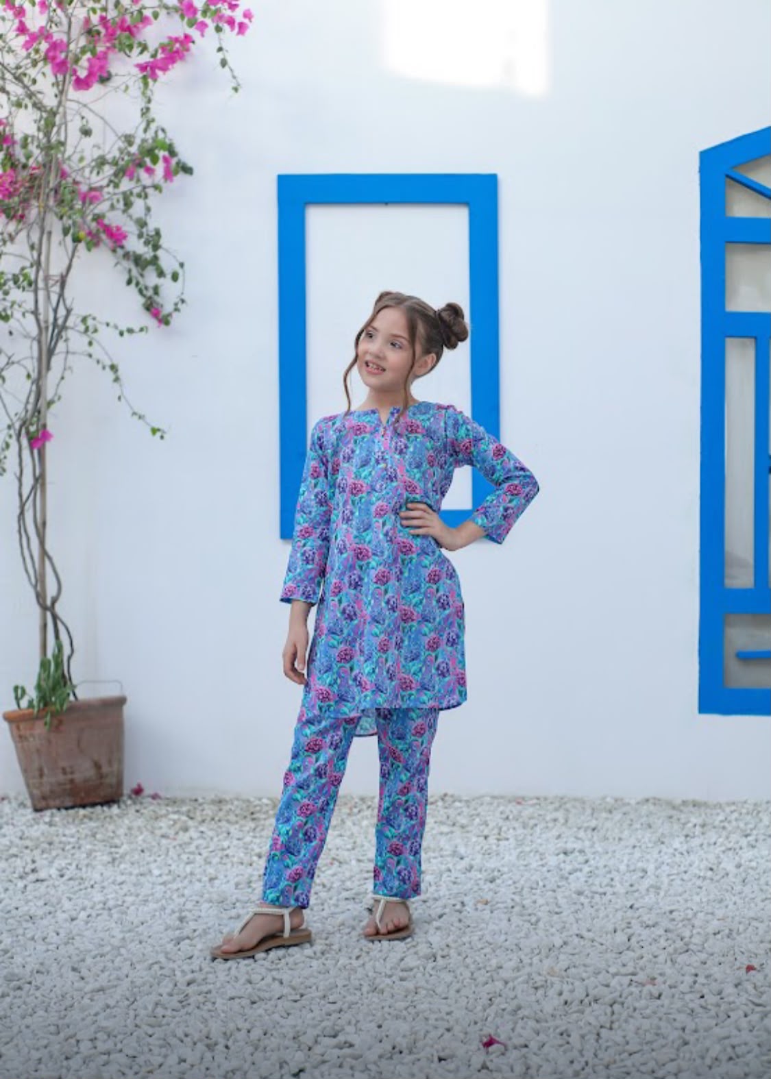 Printed Lawn 2 Piece Suit - Sania Khan