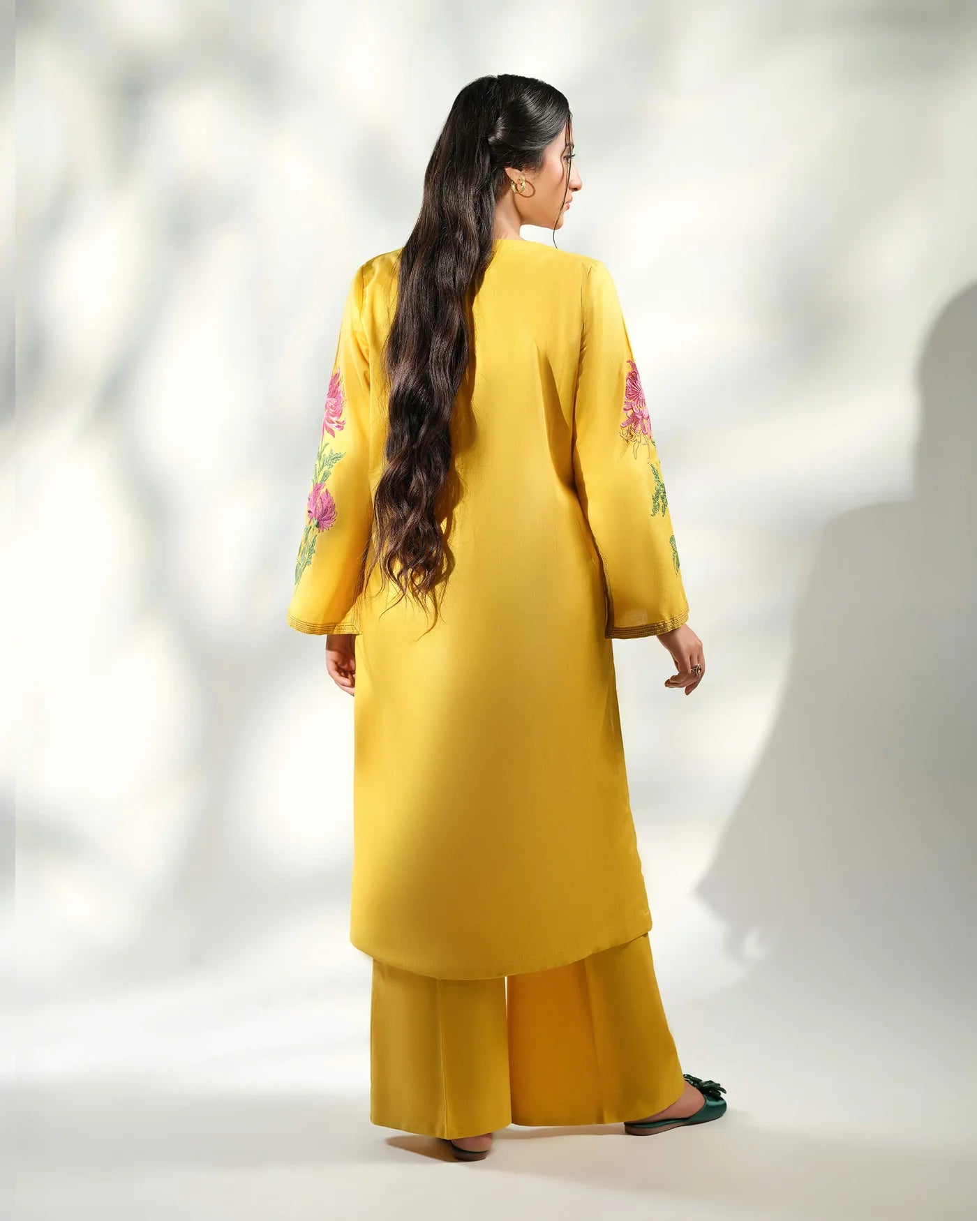 Arzo – Premium Cotton Kurta Set in Mustard by Sinoor