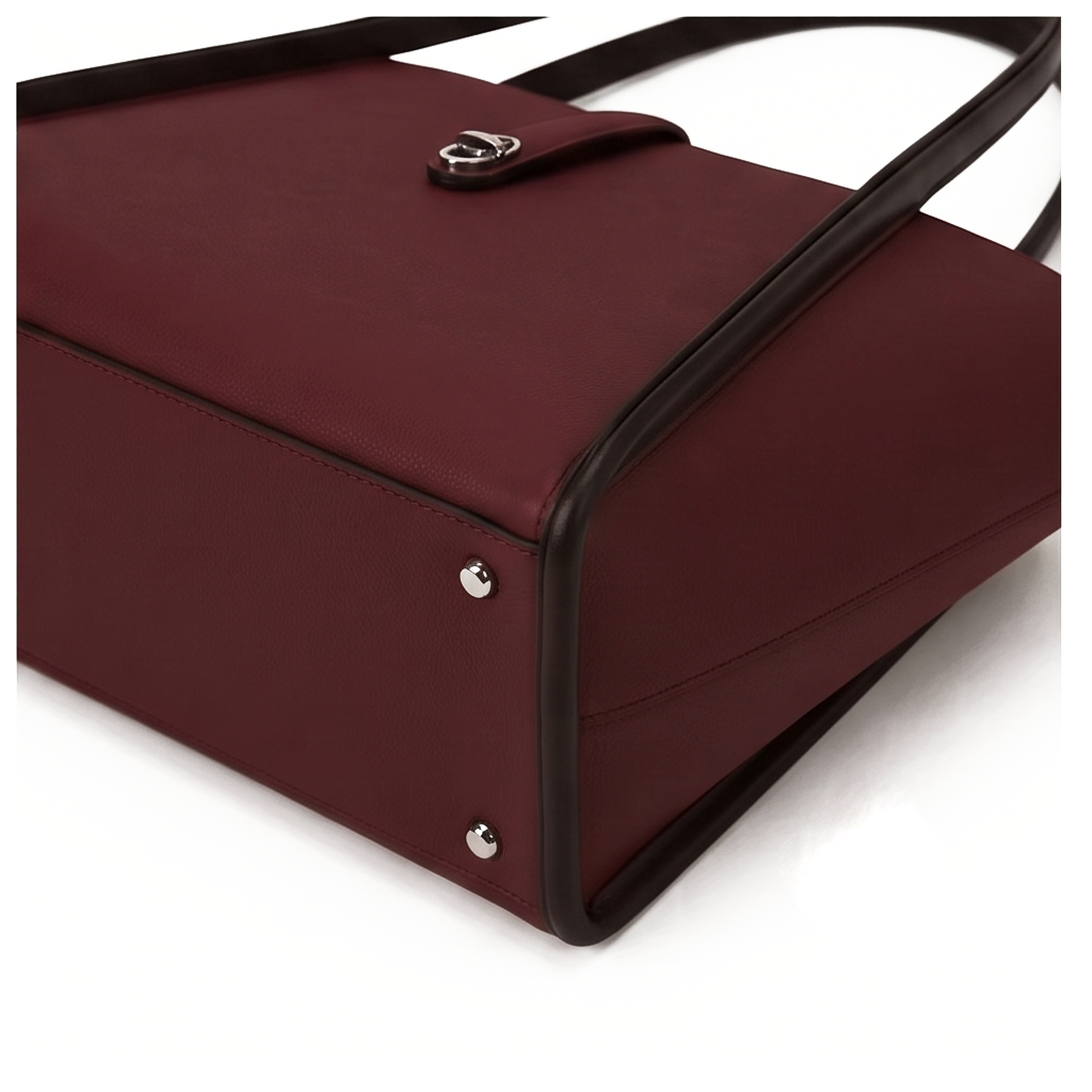Elizabeth Maroon Tote Bag - Bag X