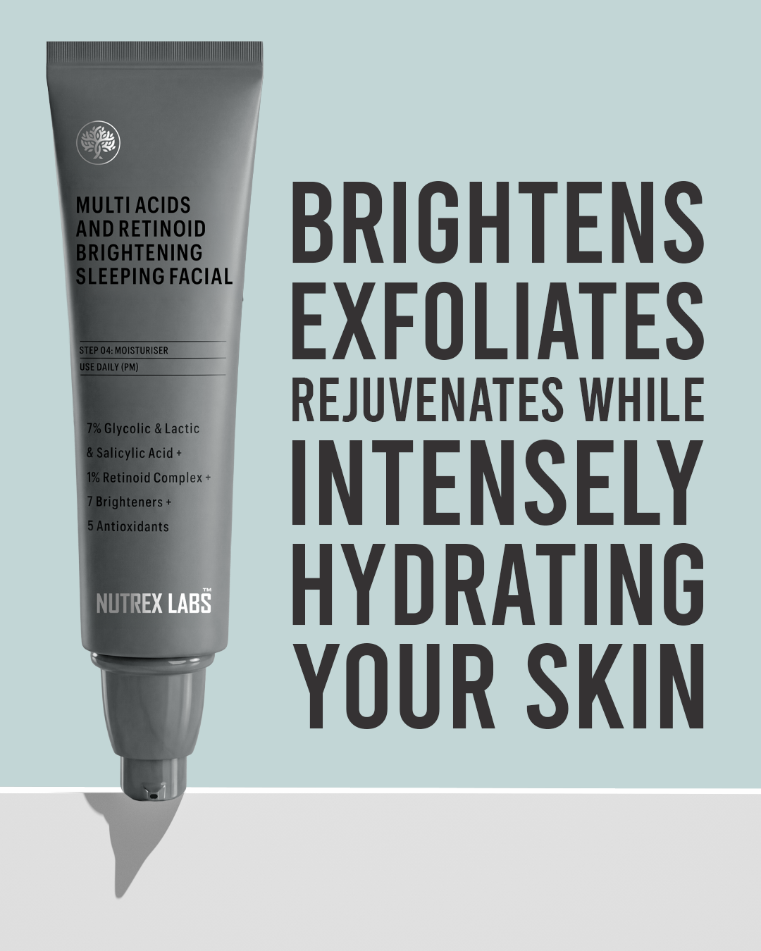Multi Acids & Retinoid Brightening Sleeping Facial - Nutrex Labs