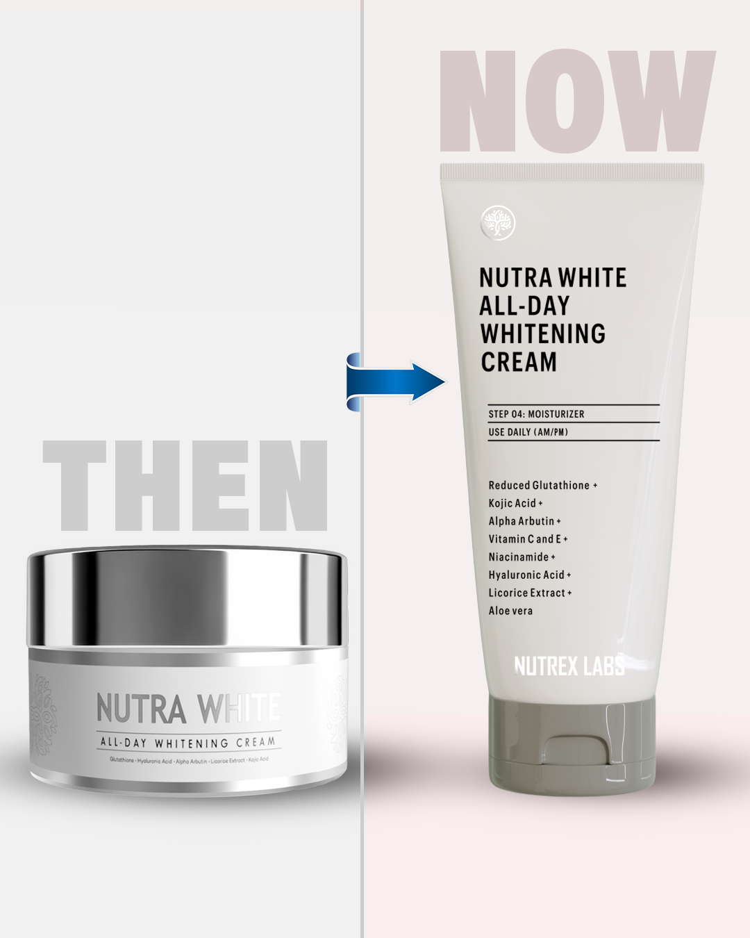 Nutra White Glutathione All-Day Whitening Cream - Nutrex Labs