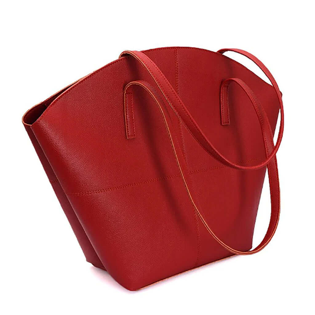 Tote Shoulder Red Handbag - Bag X