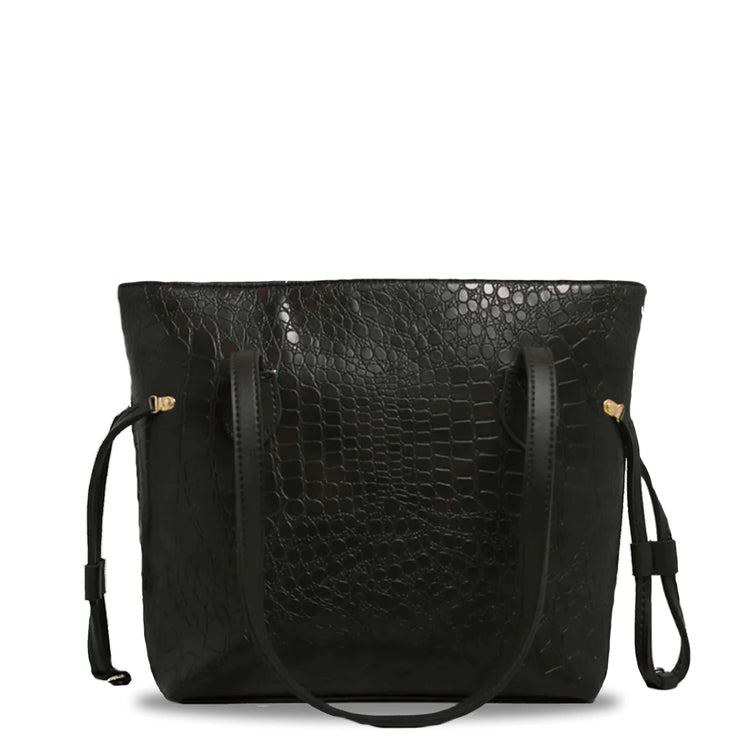 Trinity Black Tote Bag - Bag X