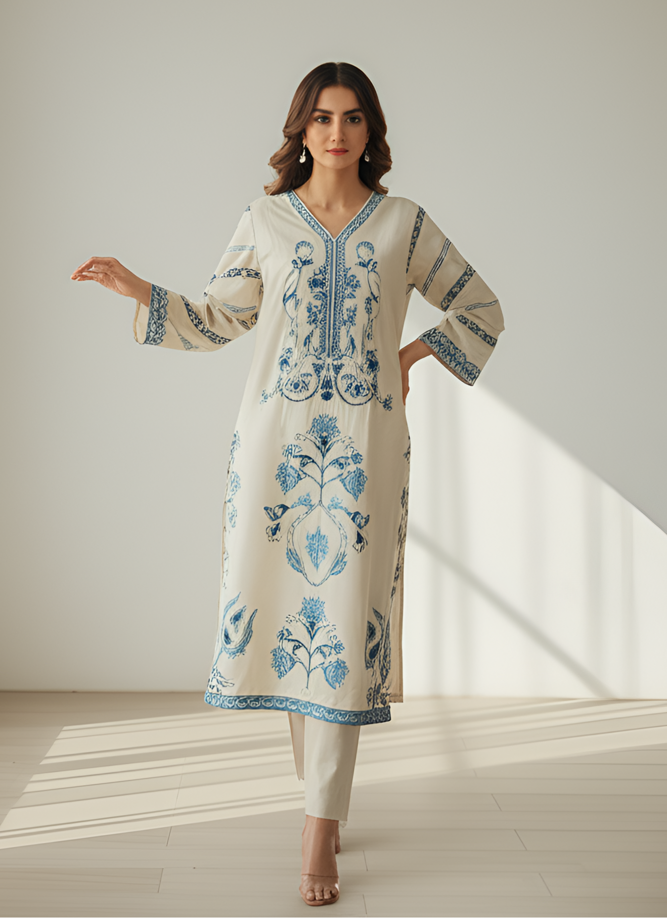 Kehksha  2PC Dhank Suit - Tawakal Closet