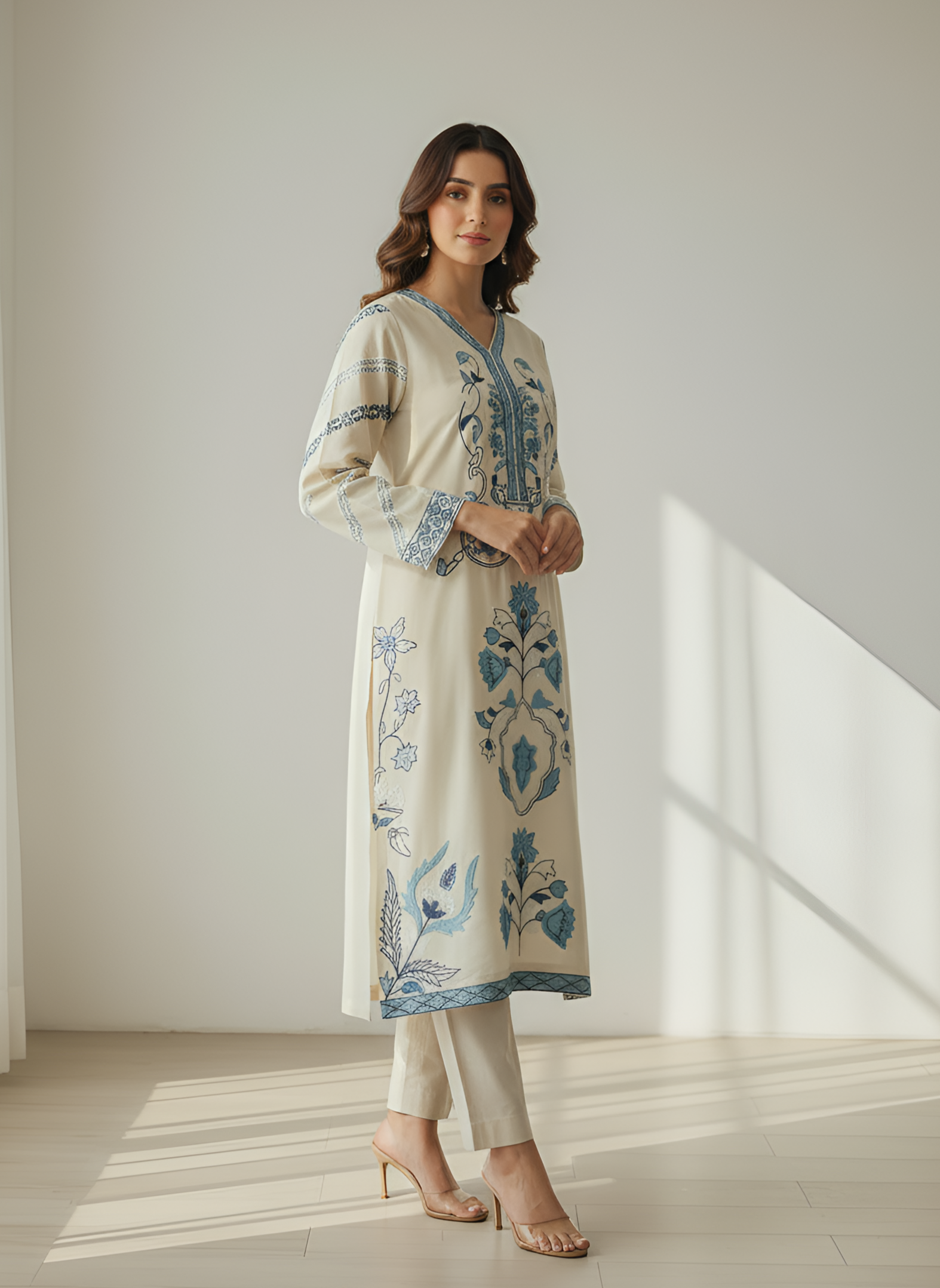 Kehksha  2PC Dhank Suit - Tawakal Closet