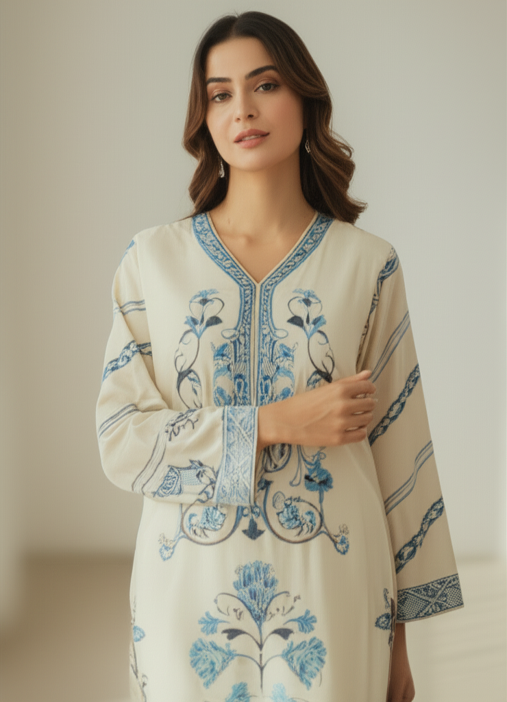 Kehksha  2PC Dhank Suit - Tawakal Closet